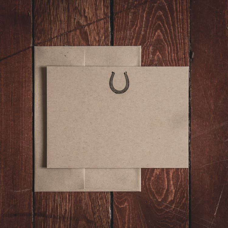Horse Shoe Note Cards