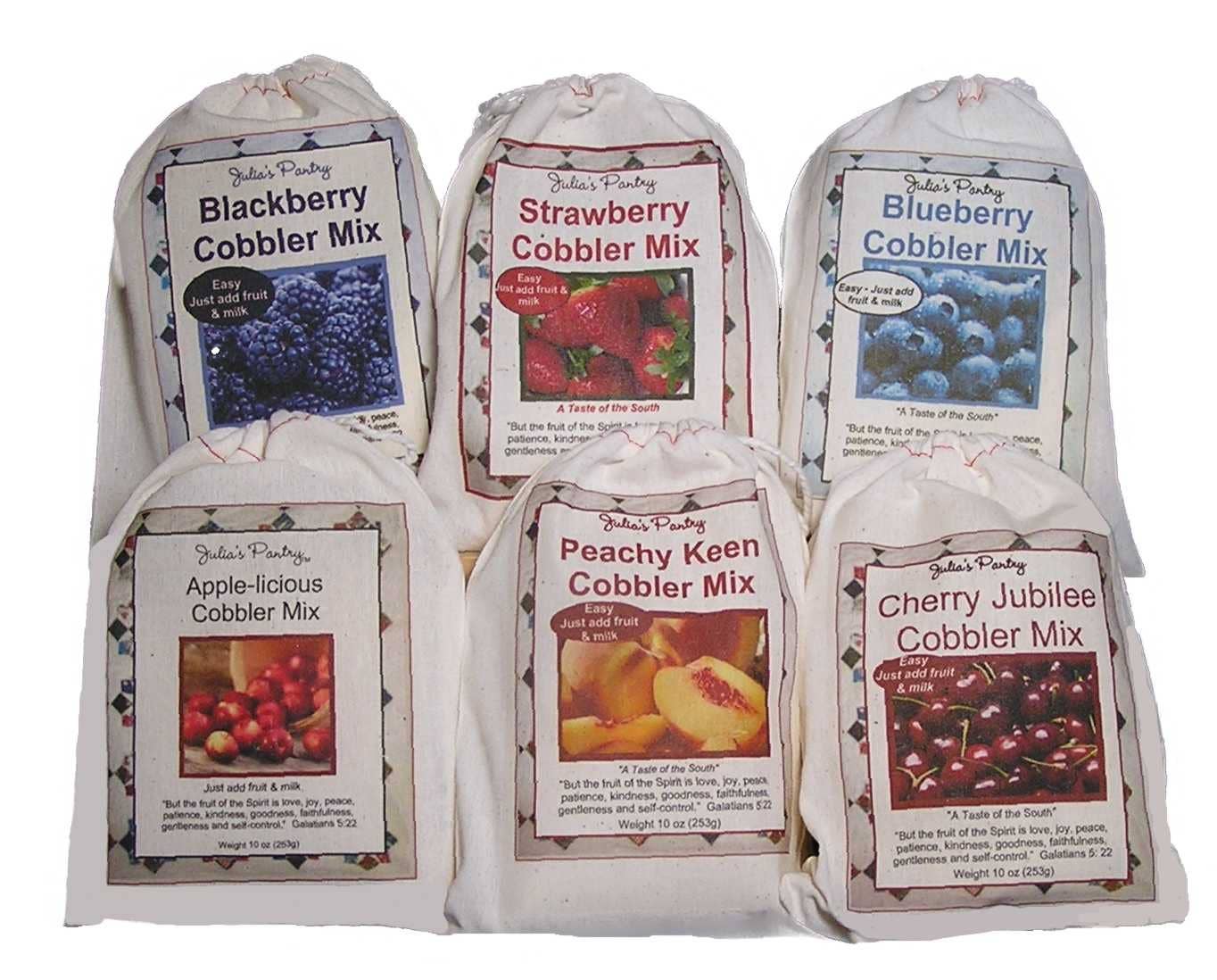 Peachy Keen Cobbler Mix | Julia's Southern Foods