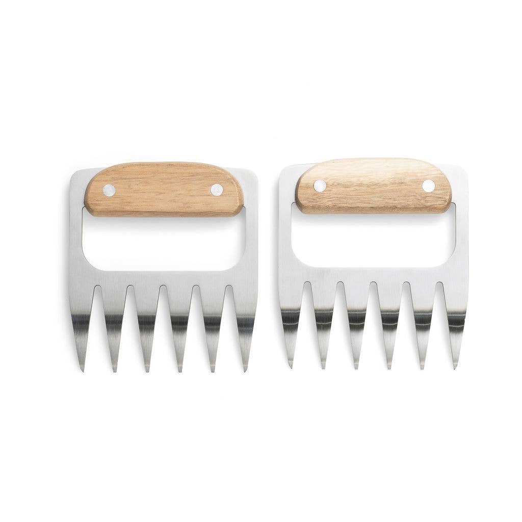 Outset Stainless Steel Meat Shredding Bear Claws | Fox Run Brands,4.4" x 4.2"