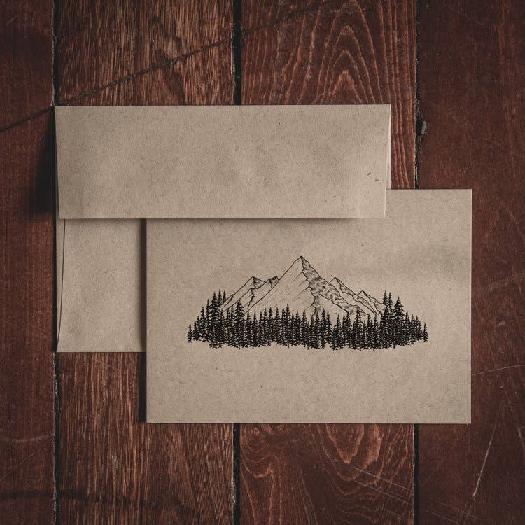 Mountains Note Cards