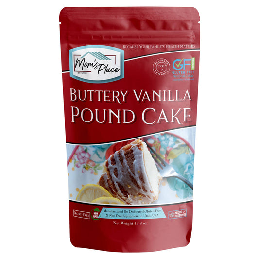 Gluten-Free Buttery Vanilla Pound Cake Mix