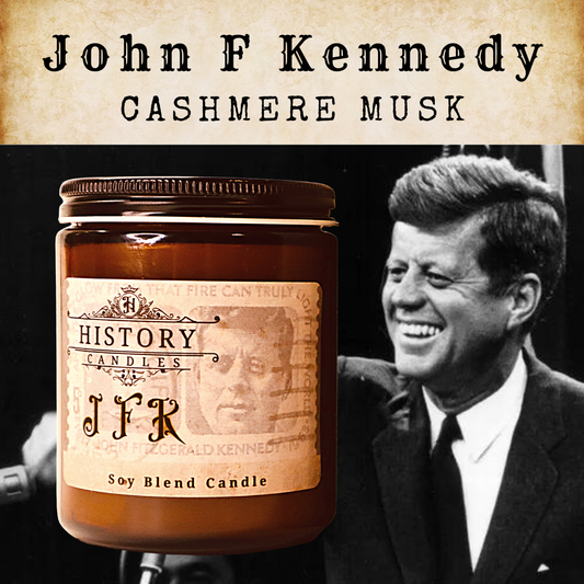 JFK Candle by History Candles | Cashmere Musk