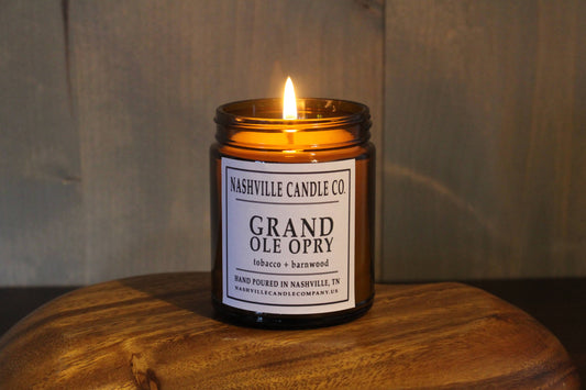 Nashville Candle Company - Grand Ole Opry │Tobacco + Barnwood