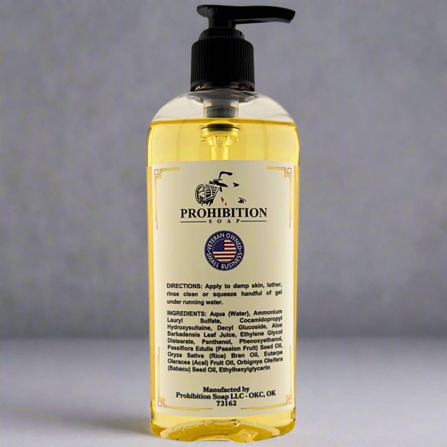 All Natural Liquid Hand Soap | Prohibition Soap