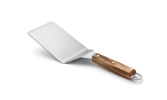Outset Heavy Duty Grill and Griddle Spatula, Acacia, 14.25"