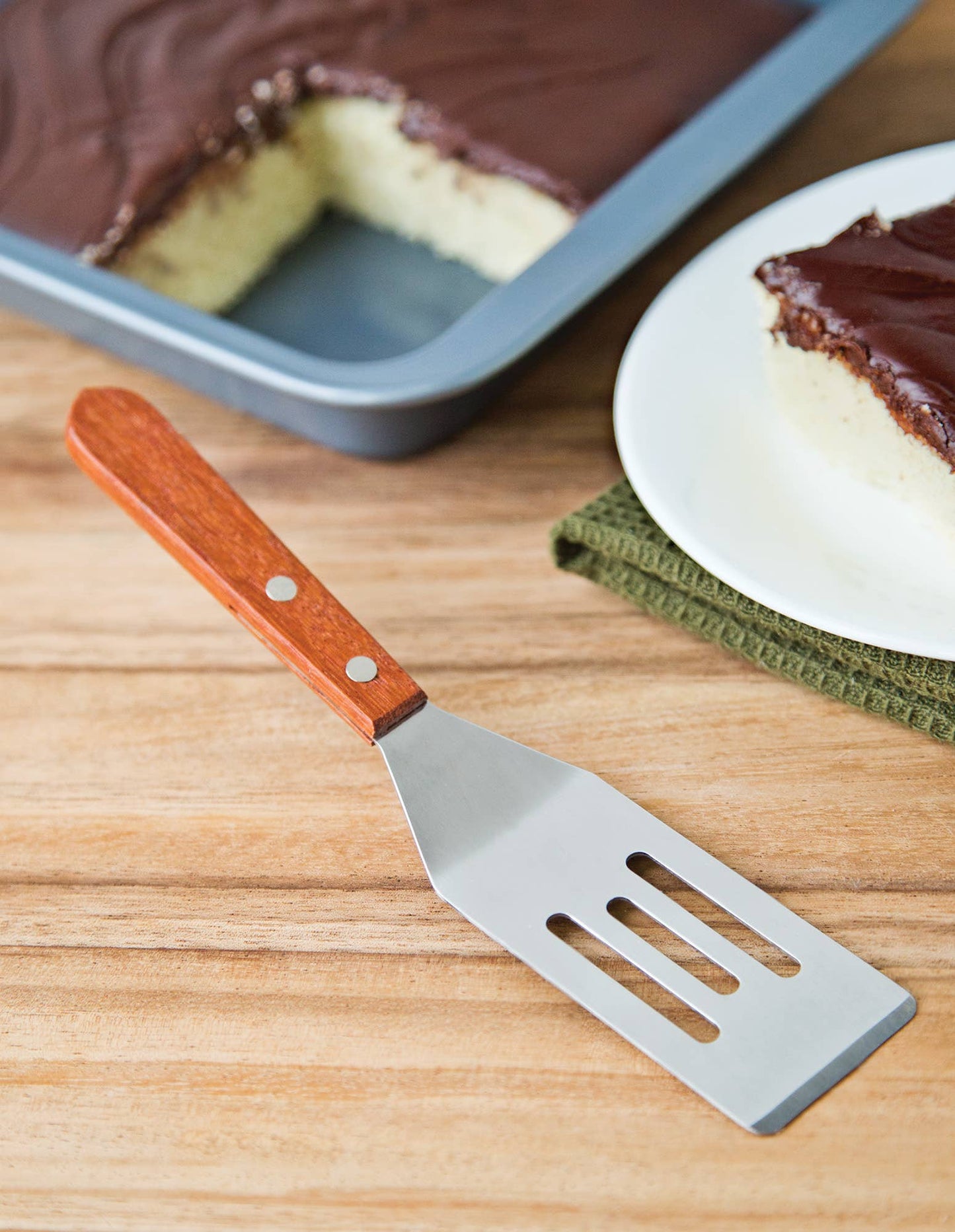 Mini Slotted Turner, Stainless Steel, 8" | Fox Run Brands