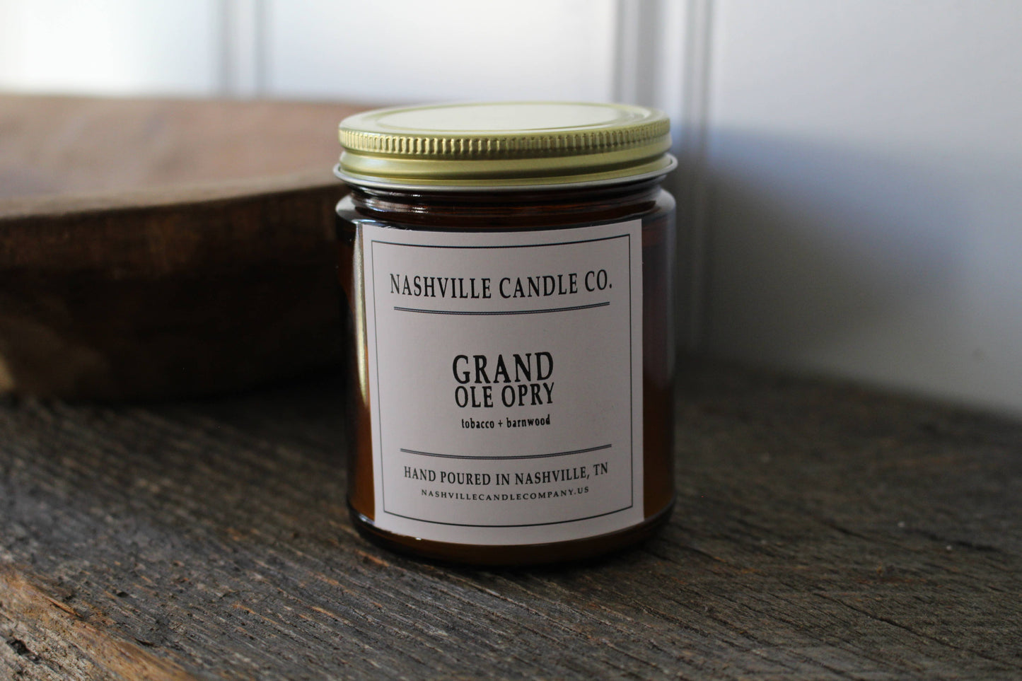 Nashville Candle Company - Grand Ole Opry │Tobacco + Barnwood