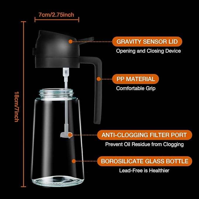 Olive Oil Dispenser & Spritzer