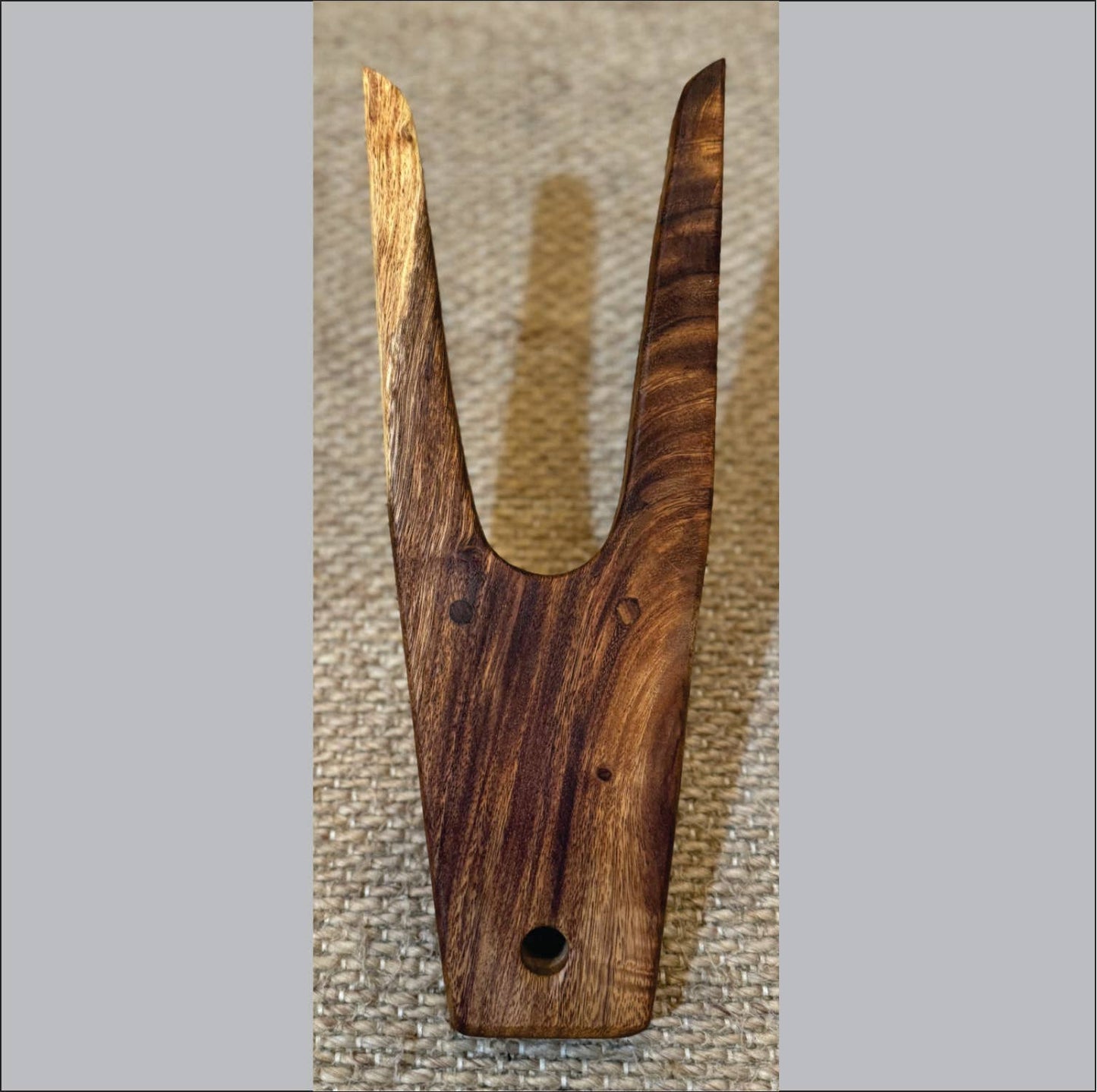 Hand Made Wooden Boot Jack - East Indian Walnut