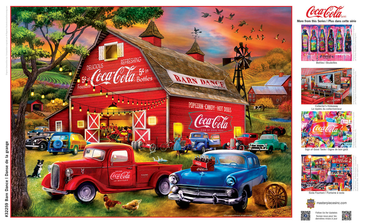 Coca-Cola - Barn Dance 300 Piece EZ Grip Puzzle