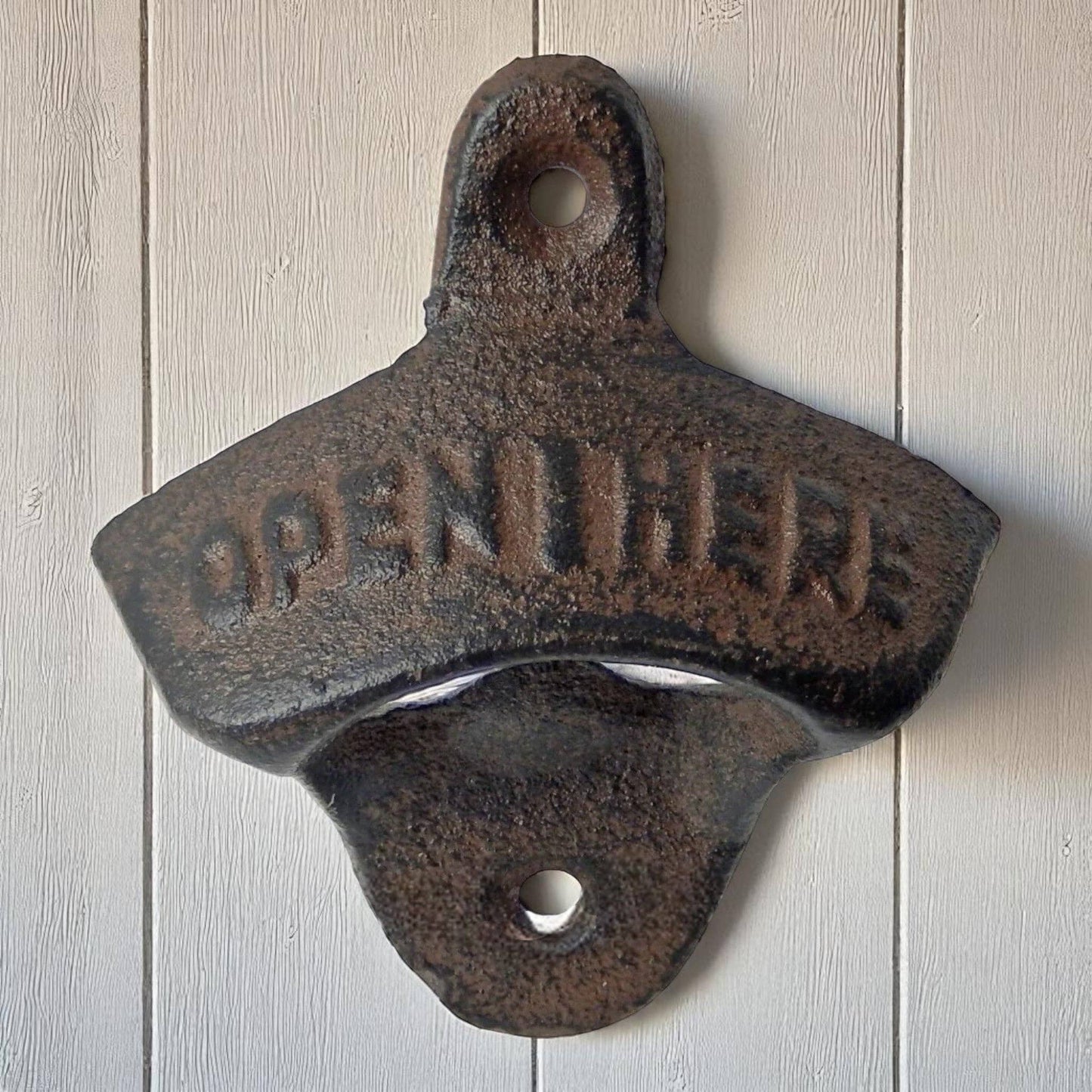 Cast Iron Bottle Opener | Rustic Bar Accessory