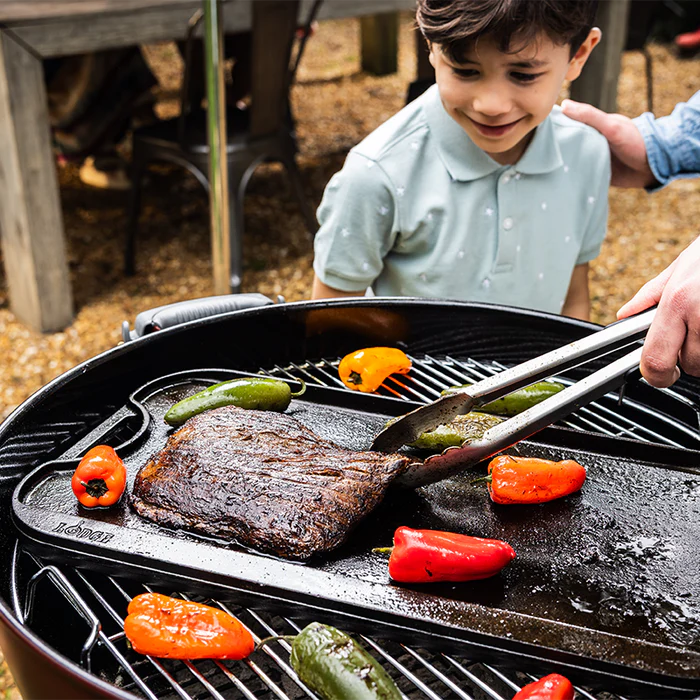 20 x 10.5" Pro-Grid Reversible Grill/Griddle | Lodge Cast Iron
