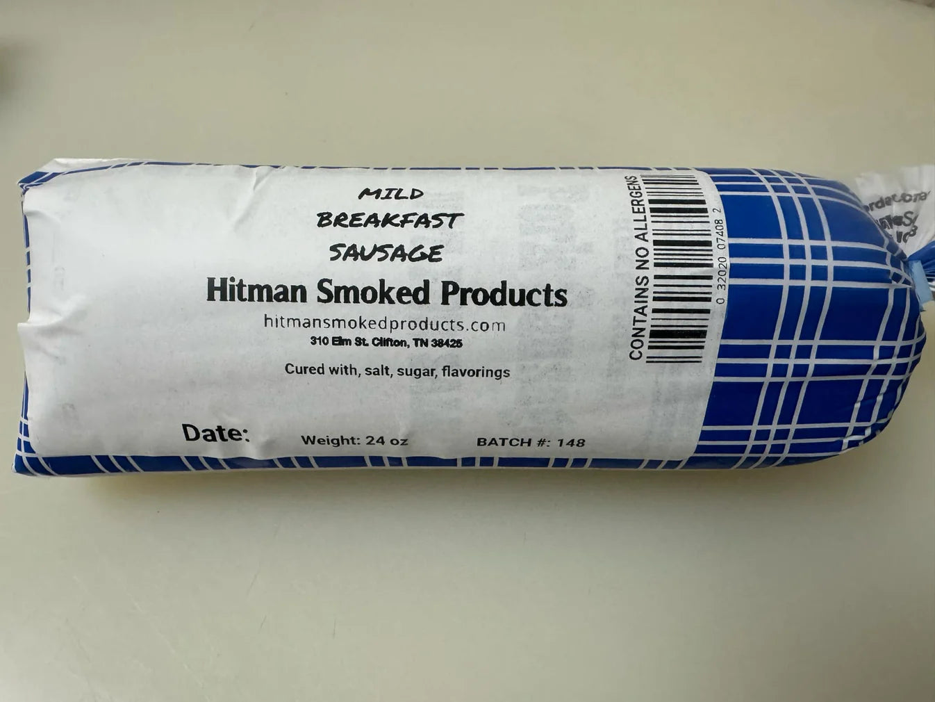Hitman Breakfast Sausage - Mild - 1.5lb (24oz)