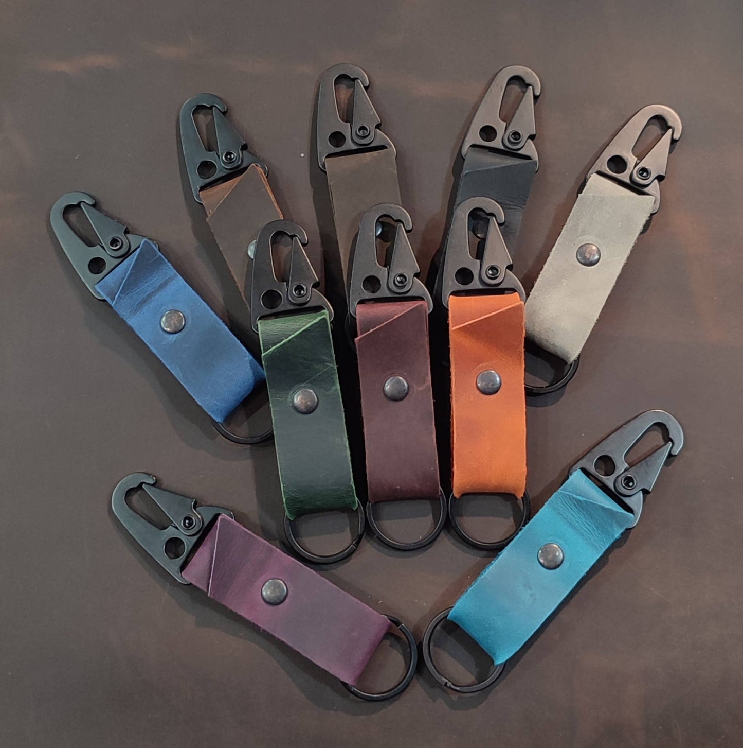 Leather Key Clip