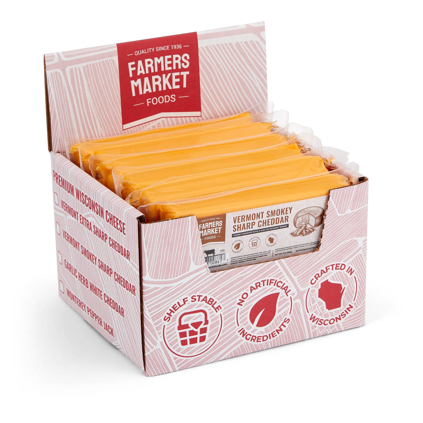 Vermont Smokey Sharp Cheddar 7oz