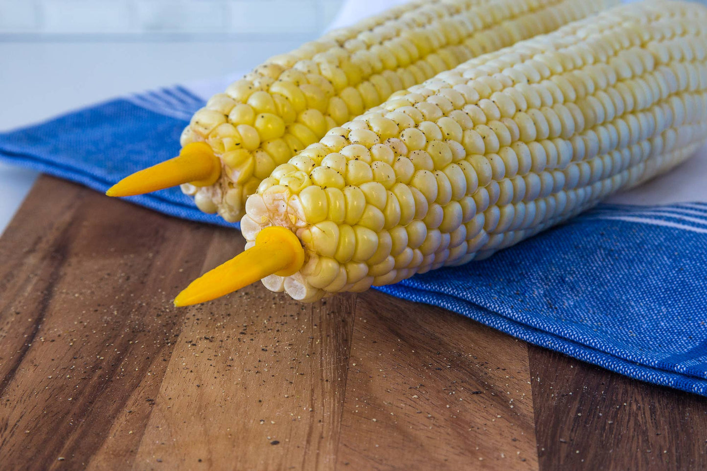 Corn Holders, Set of 6, 2.25" x 0.5" x 0.5"