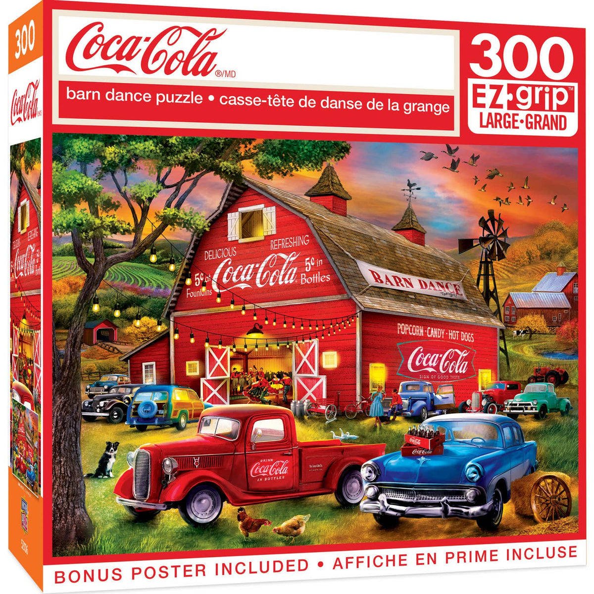 Coca-Cola - Barn Dance 300 Piece EZ Grip Puzzle