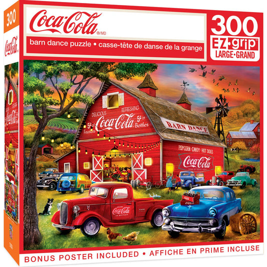Coca-Cola - Barn Dance 300 Piece EZ Grip Puzzle