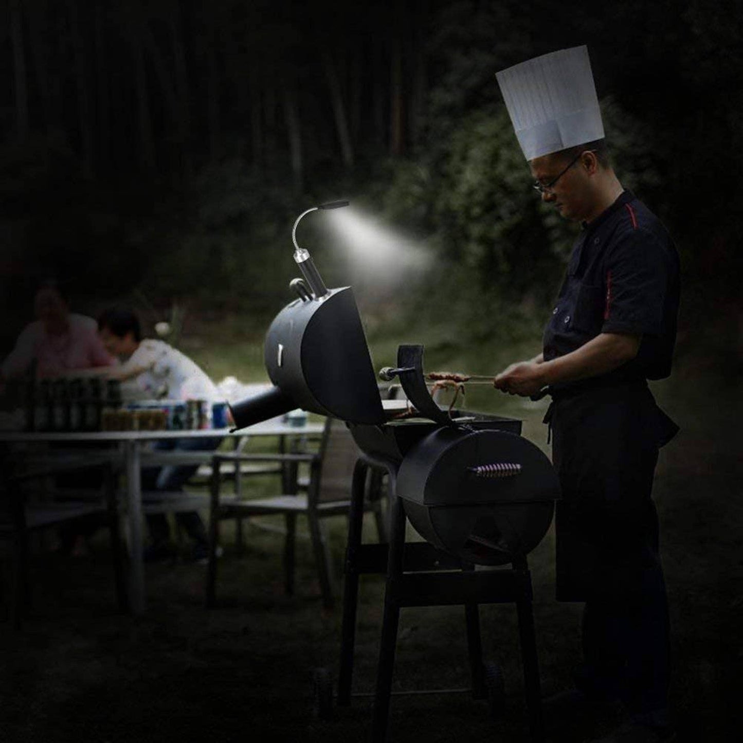 Outdoor Rotating Grill Light, Magnetic Base, 11.2"