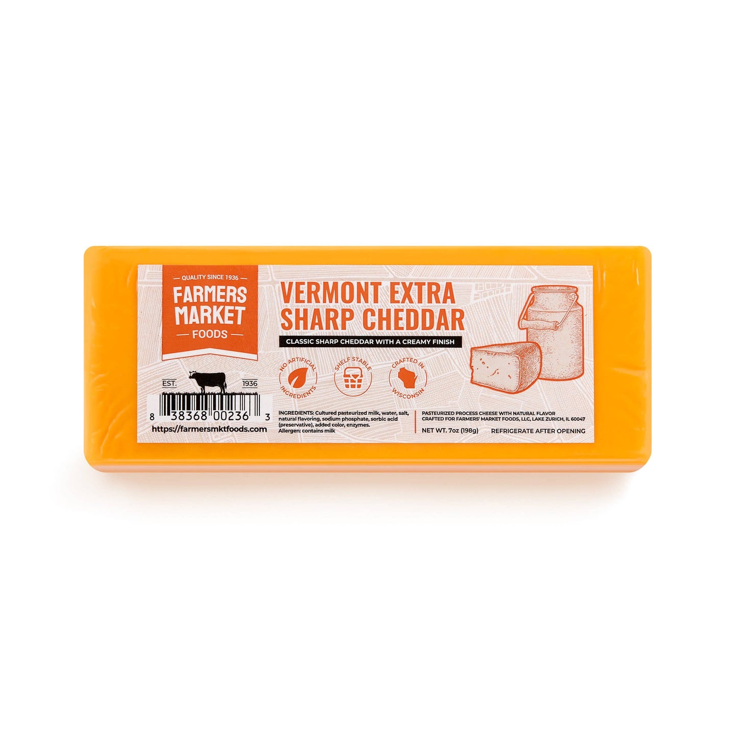 Vermont Extra Sharp Cheddar 7oz