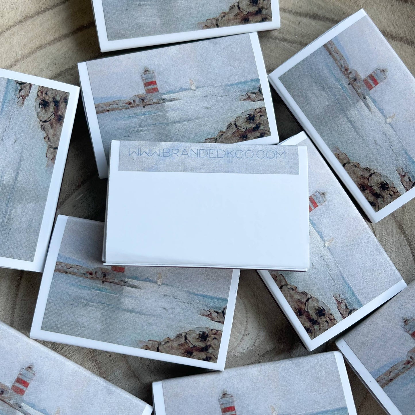 Nautical Lighthouse Match Set // Vintage Landscape