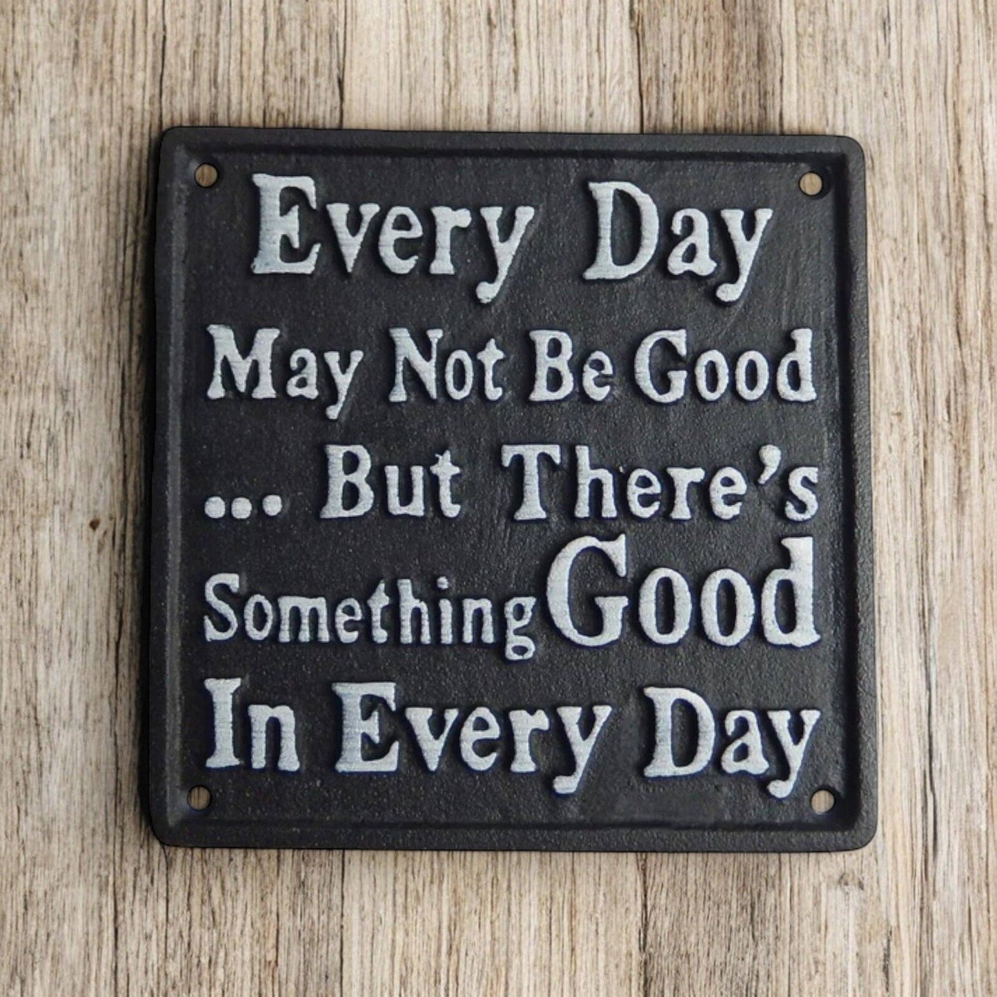Cast Iron Plaque