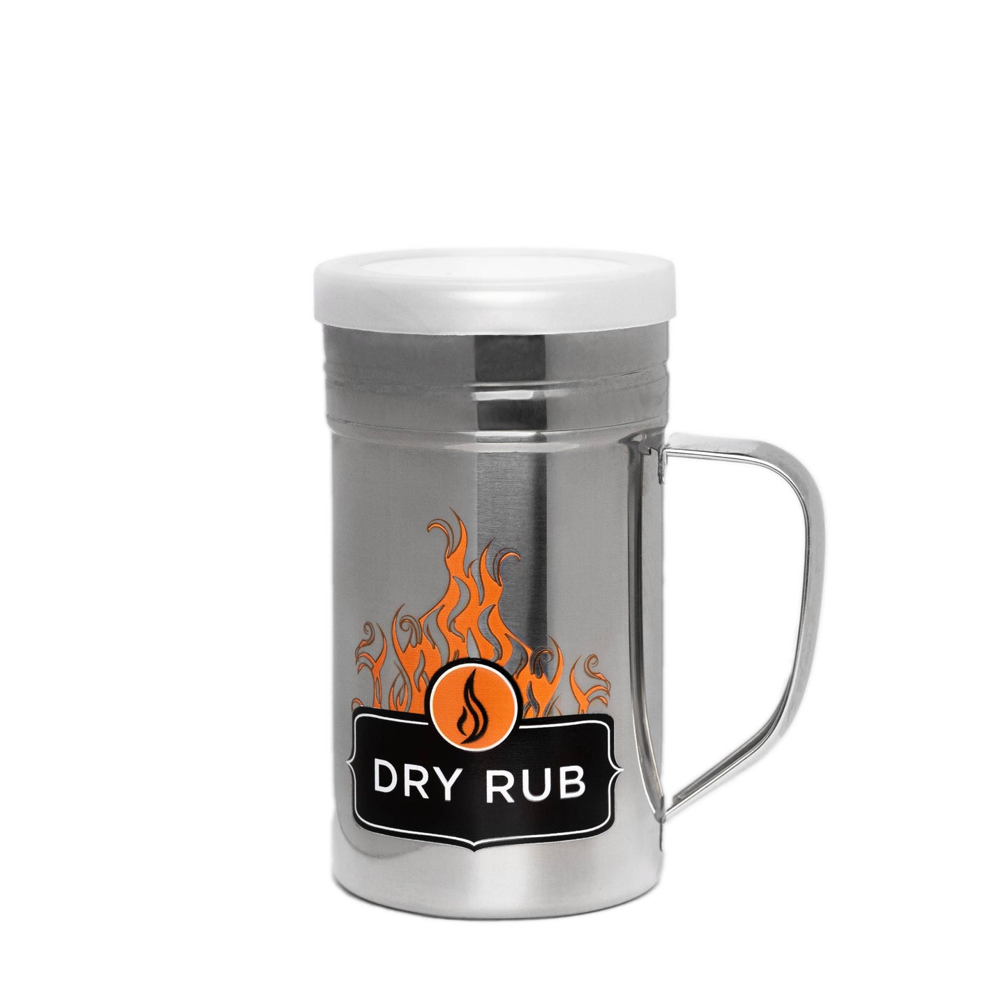 Outset Stainless Steel Dry Rub Shaker With Lid, 13oz | Fox Run Brands