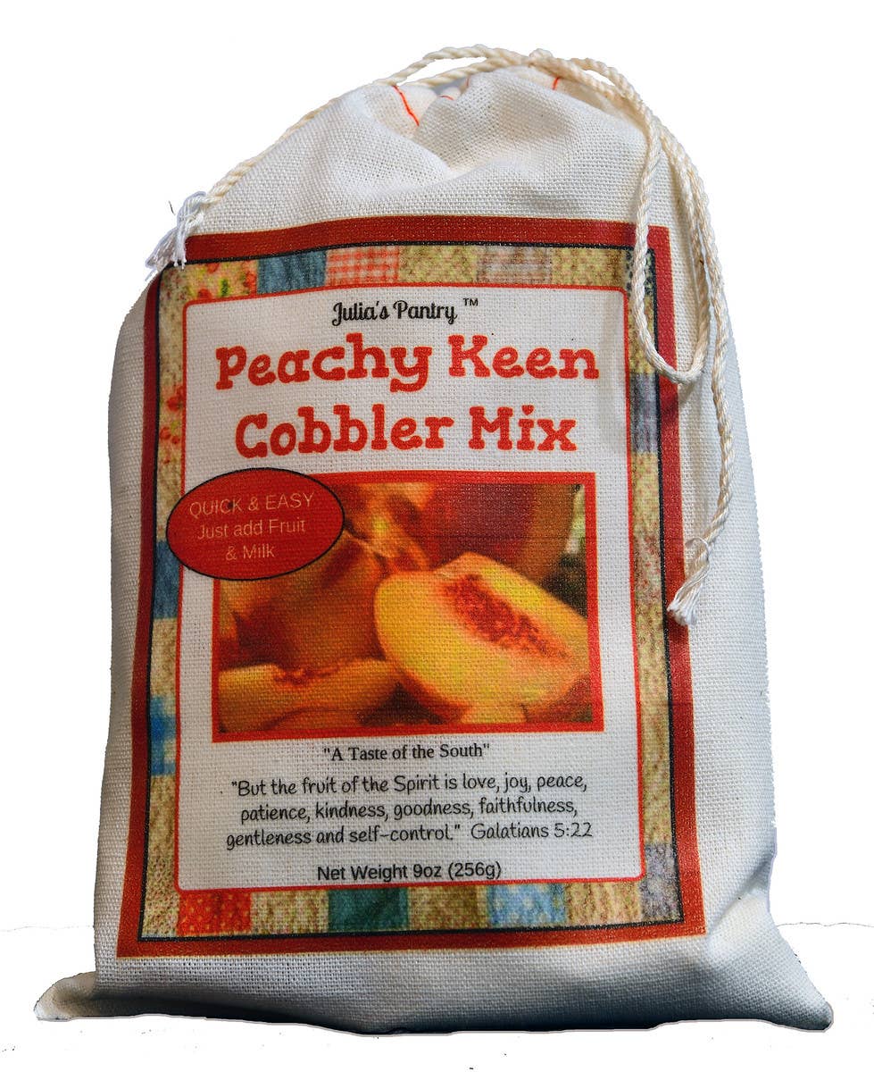 Peachy Keen Cobbler Mix | Julia's Southern Foods