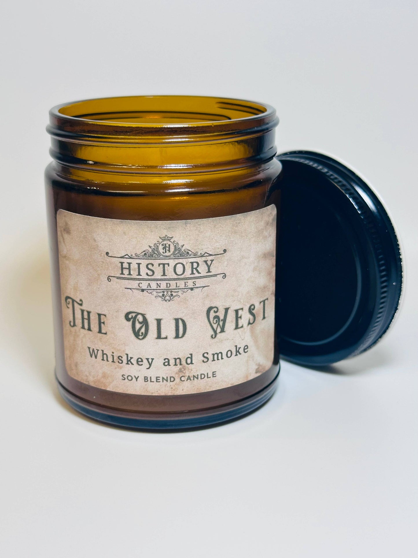 The Old West Candle by History Candles | Whiskey and Smoke