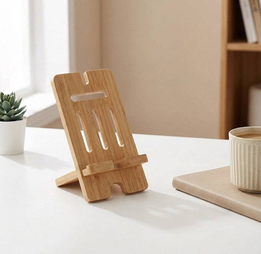 Bamboo Tablet & Phone Stand